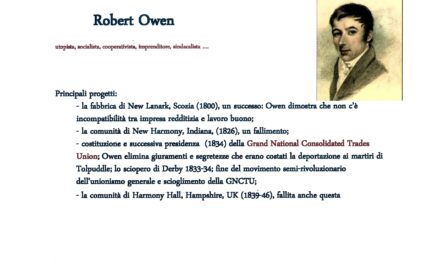 14 maggio 1771 Nasce a Newtown Robert Owen