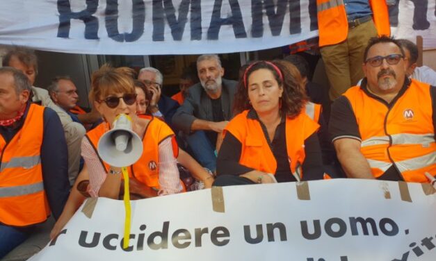 ACCADDE OGGI – 1 ottobre 2019 davanti alla sede di Roma Metropolitane la Polizia ha forzato il presidio pacifico dei lavoratori
