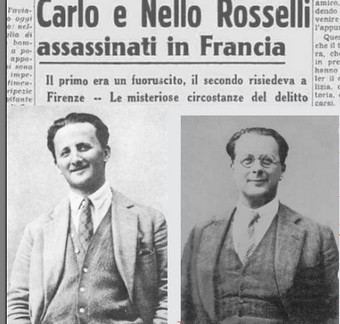 ACCADDE OGGI – 9 Giugno 1937 Carlo e Nello Rosselli vengono uccisi