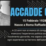 ACCADDE OGGI – Roma 15 febbraio 1928 Nasce Raffaele Vanni