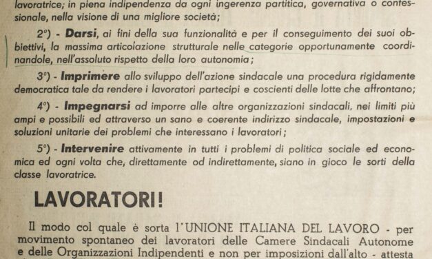 Manifesto 15 marzo 1950