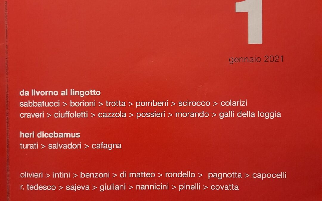 “Da Livorno al Lingotto”. Presentazione del primo numero del 2021 di Mondoperaio dedicato alla scissione di Livorno e alla storia del Partito comunista italiano.