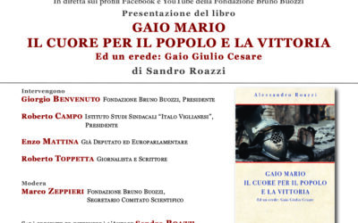 Presentazione del libro: “Gaio Mario Il Cuore per il Popolo e la Vittoria Ed un erede: Gaio Giulio Cesare”